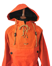 Load image into Gallery viewer, WAX COTTON BURNT ORANGE SCOOTER SMOCK