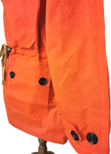 Load image into Gallery viewer, WAX COTTON BURNT ORANGE SCOOTER SMOCK