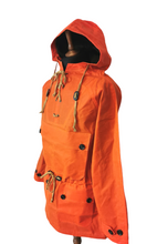 Load image into Gallery viewer, WAX COTTON BURNT ORANGE SCOOTER SMOCK