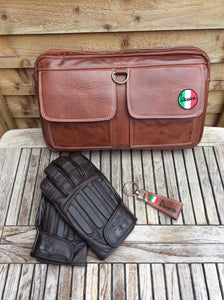 ITALIAN LEATHER GLOVE BOX BAG